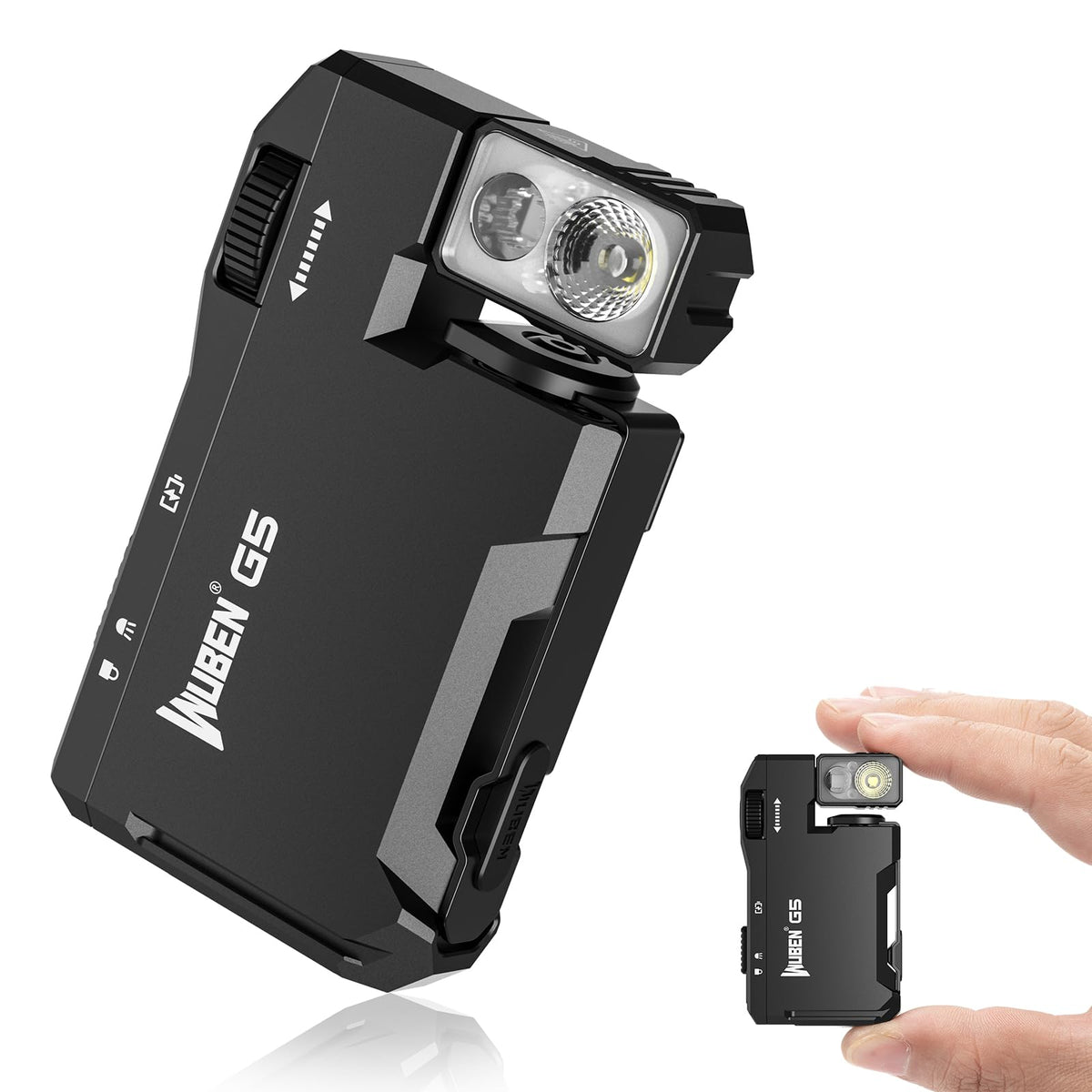 WUBEN G5 compact edc flashlight ready for everyday carry and travel use