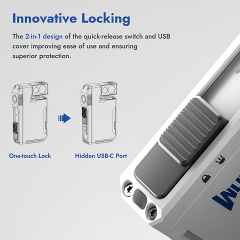 WUBEN G5 IP65 rating protects against dust and water spray.
