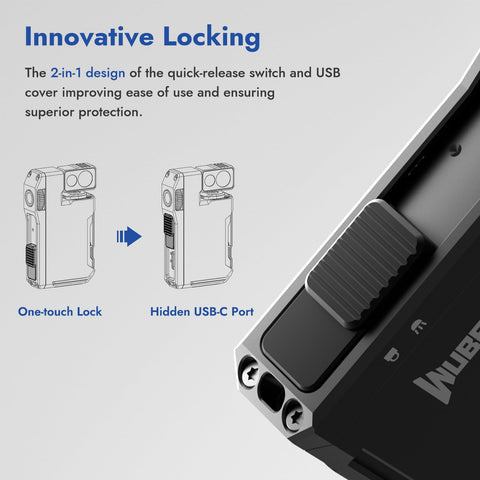 WUBEN G5 magnetic attachment for hands-free use