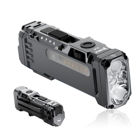 WUBEN X4 main light beam up to 1500 lumens for outdoor visibility