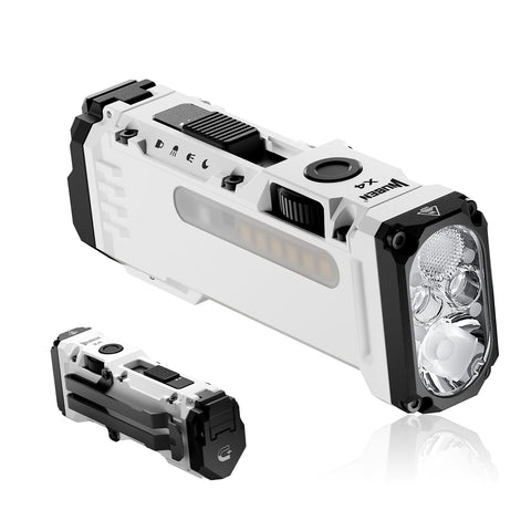 WUBEN X4 main light beam up to 1500 lumens for bright outdoor use.