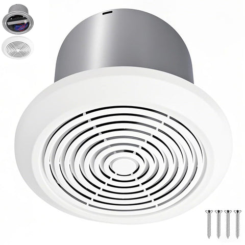 Wudey V2262-50 7-inch ceiling exhaust fan for compact spaces with efficient airflow