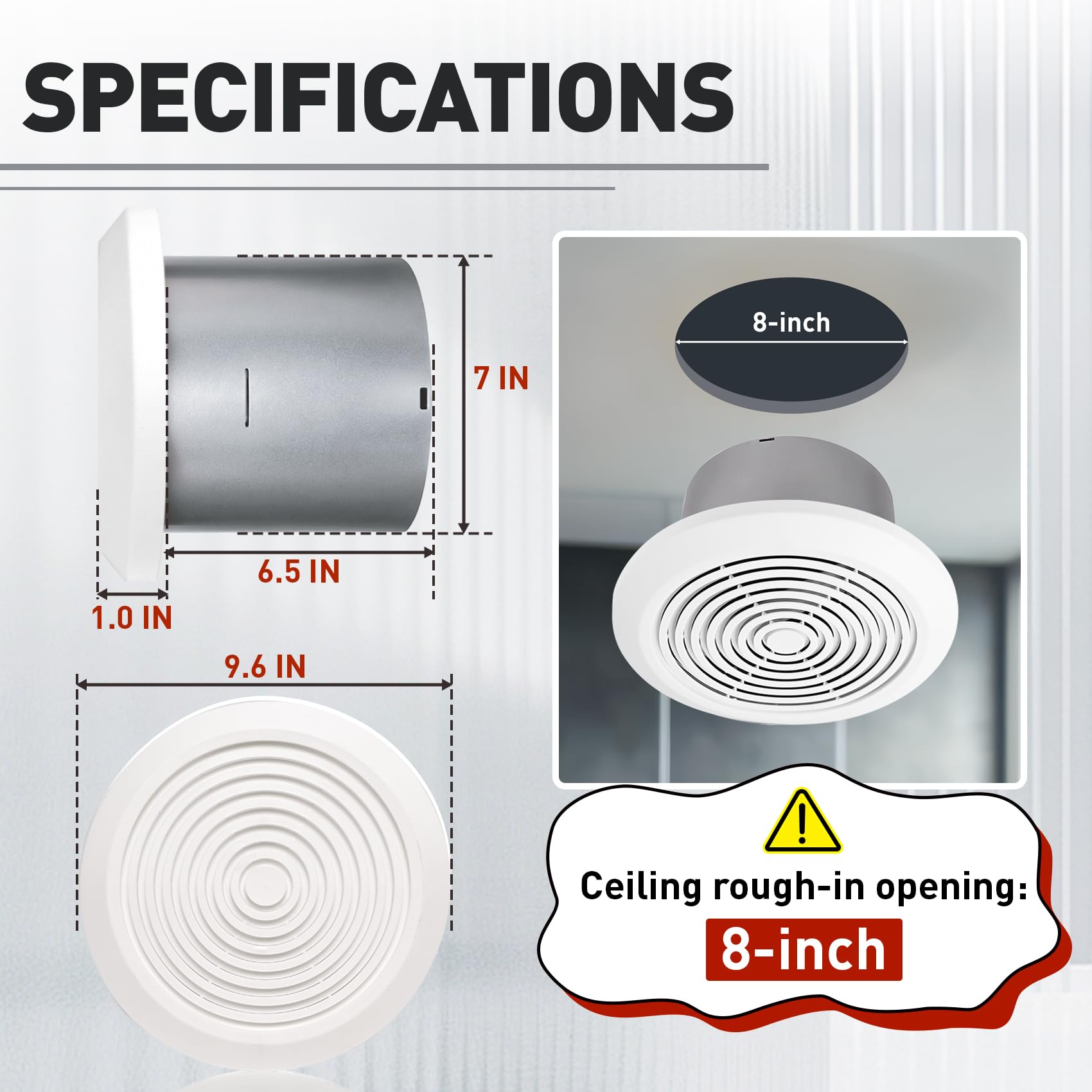 Wudey V2262-50 dual-ball bearing motor delivers smooth, low-noise ventilation