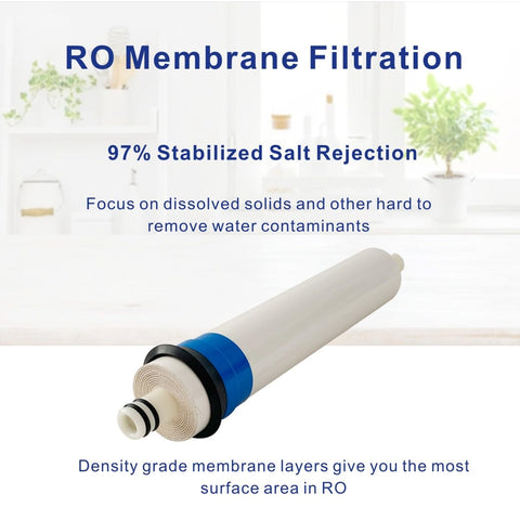 WUHUFILTRA split sediment coconut carbon block filter reduces particulates and improves taste