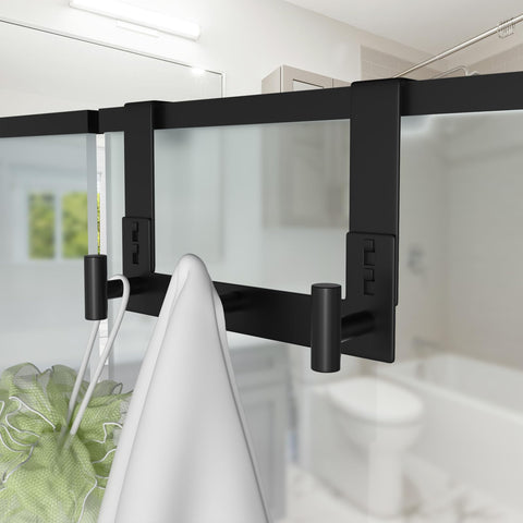 WUVIUT frameless glass door compatibility demonstration