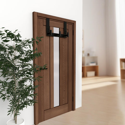 WUVIUT door-mounted organizer in a tidy bathroom setting