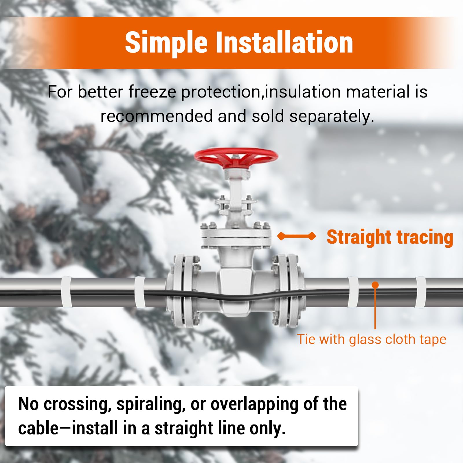 WUKHG freeze protection test image demonstrating quick heat response