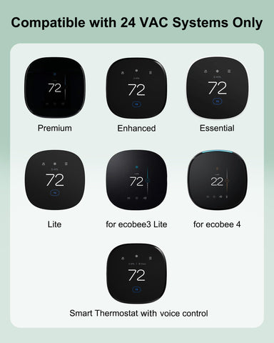 WUKUR QR code feature helps you verify compatibility with your ecobee model quickly.