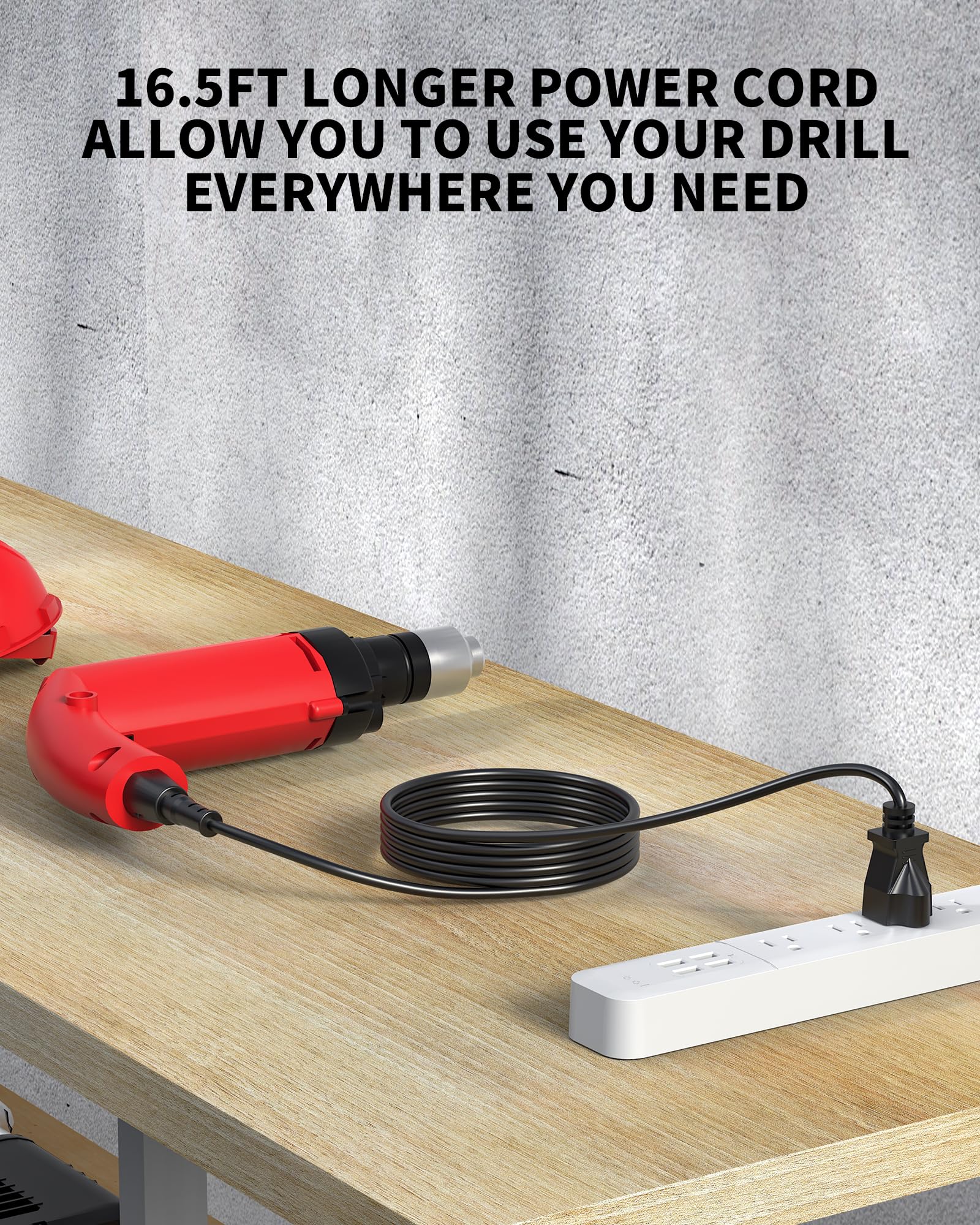 WUKUR Quik-Lok cord showing easy attachment for quick tool swaps.