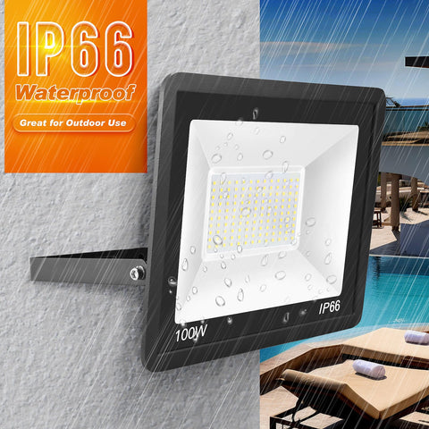 WuliFun flood light wall mounted for quick outdoor setup