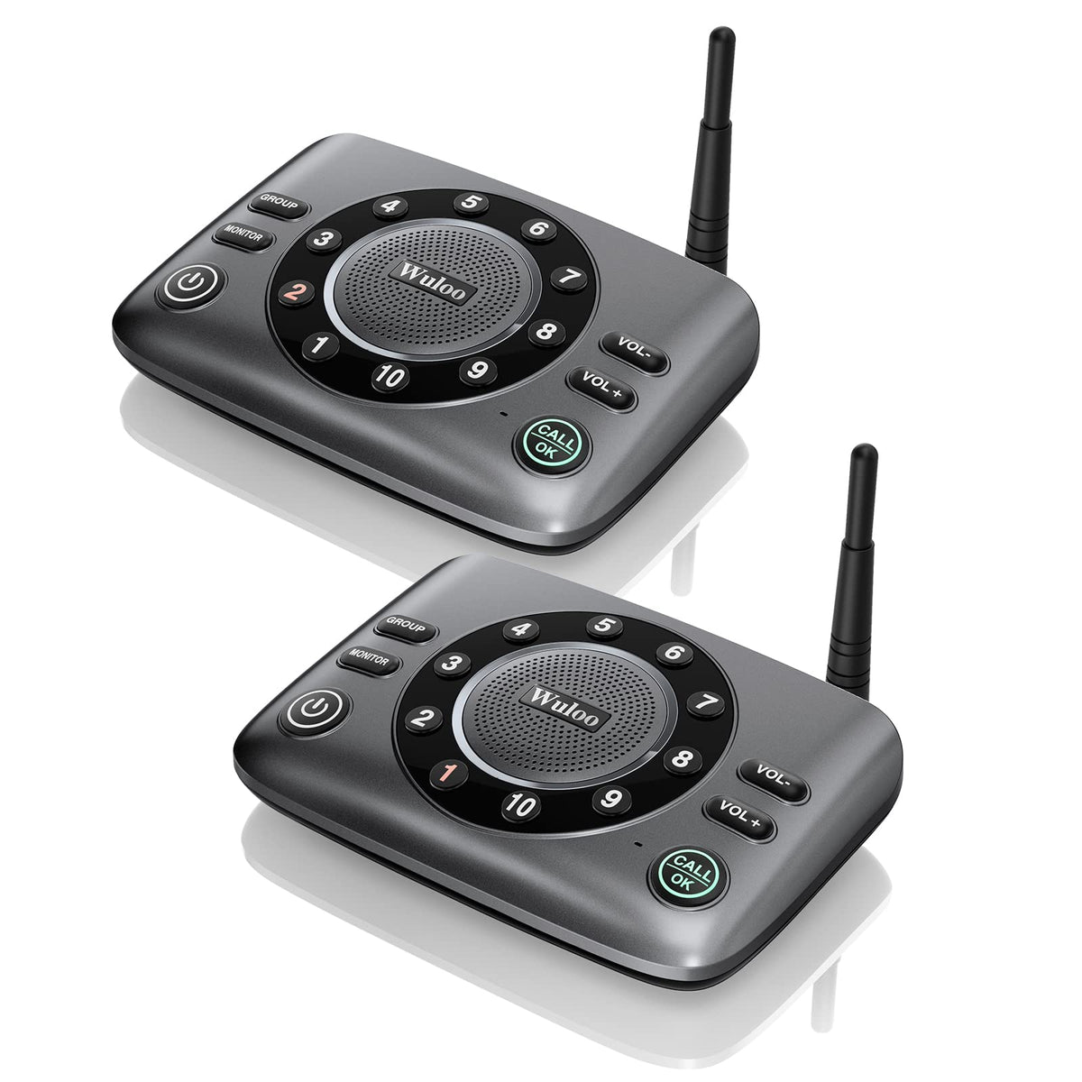 Wuloo two-way intercom system pair for seamless home communication