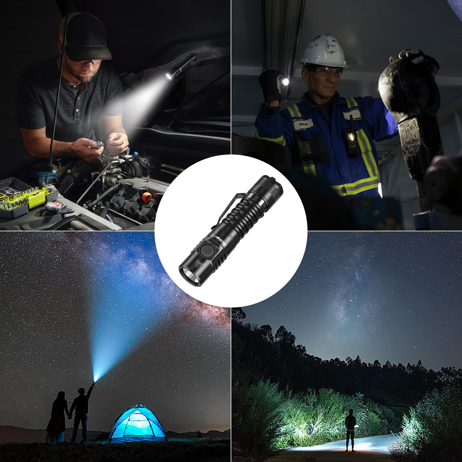 Wurkkos FC11C compact, portable flashlight fits in any kit.