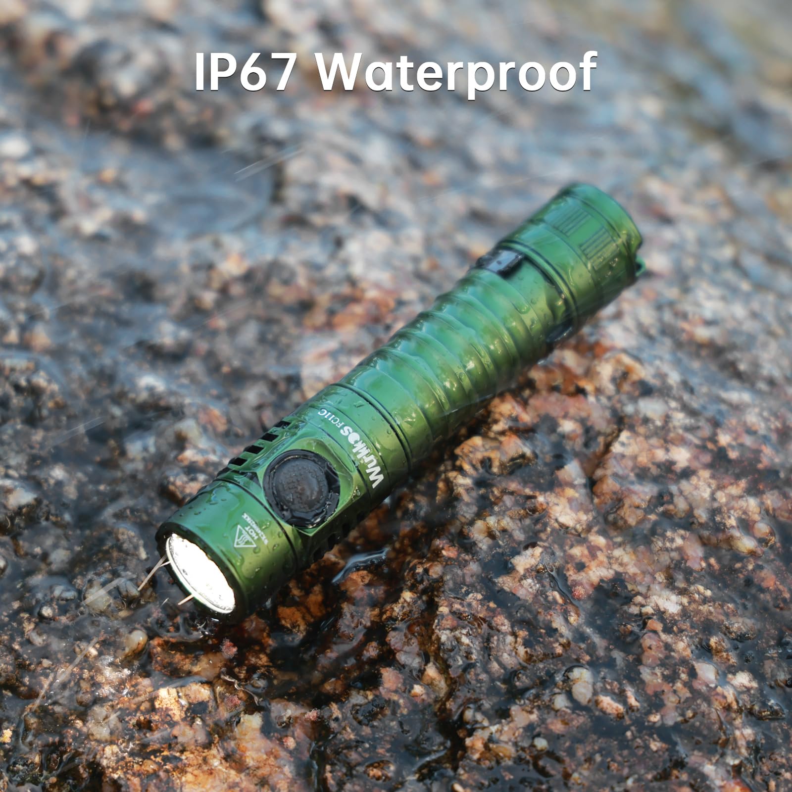 Wurkkos FC11C Type-C rechargeable version with battery indicator for easy charging.