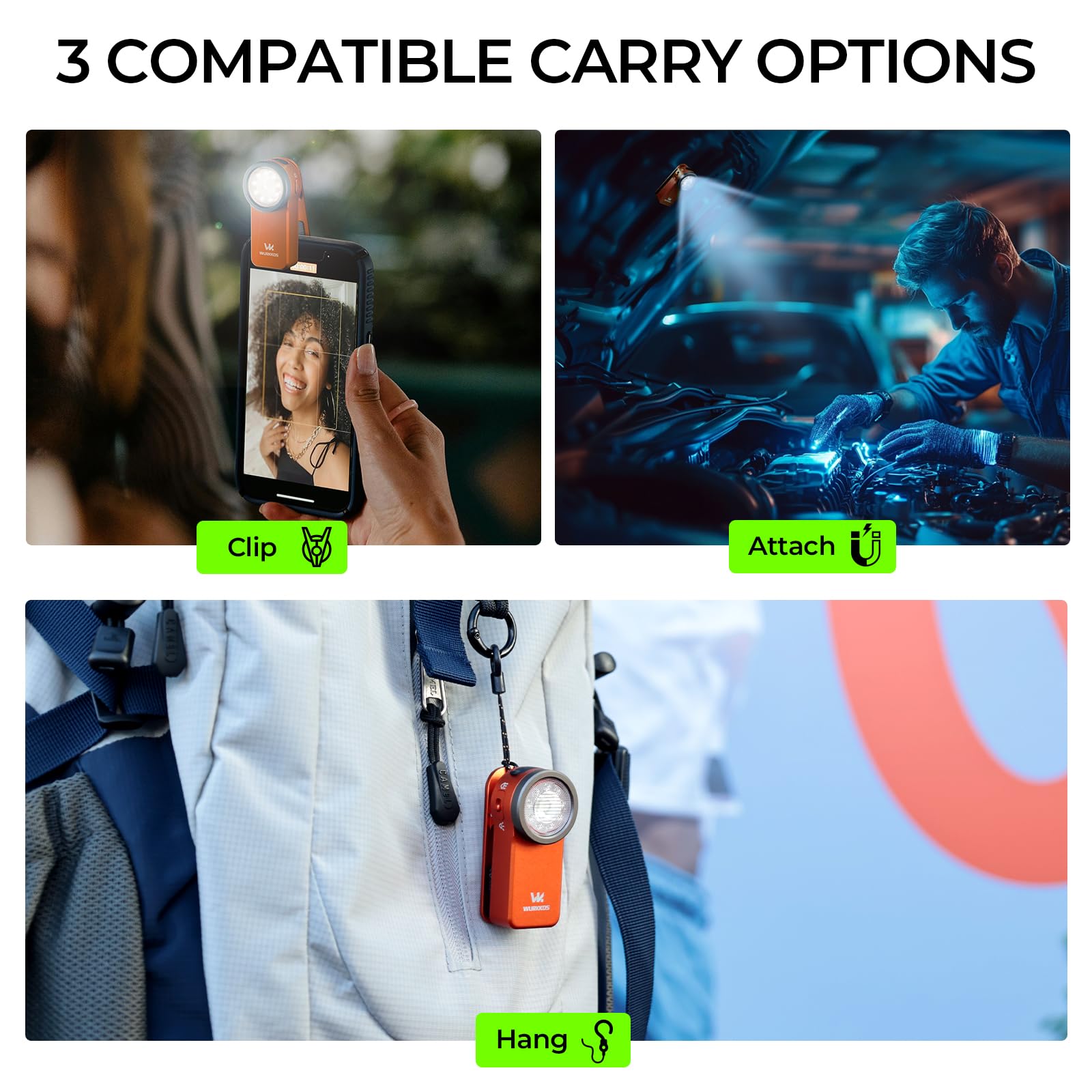 Wurkkos HD03 rugged IPX6 shell withstands rain and wear