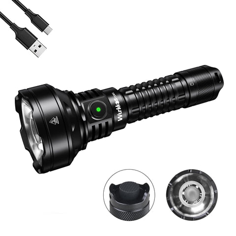 Wurkkos TD01C tactical flashlight bright beam for outdoor use