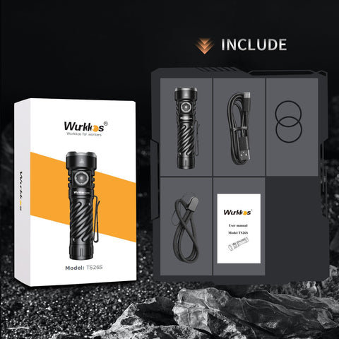 Magnetic tail cap for hands-free positioning on the Wurkkos TS26S