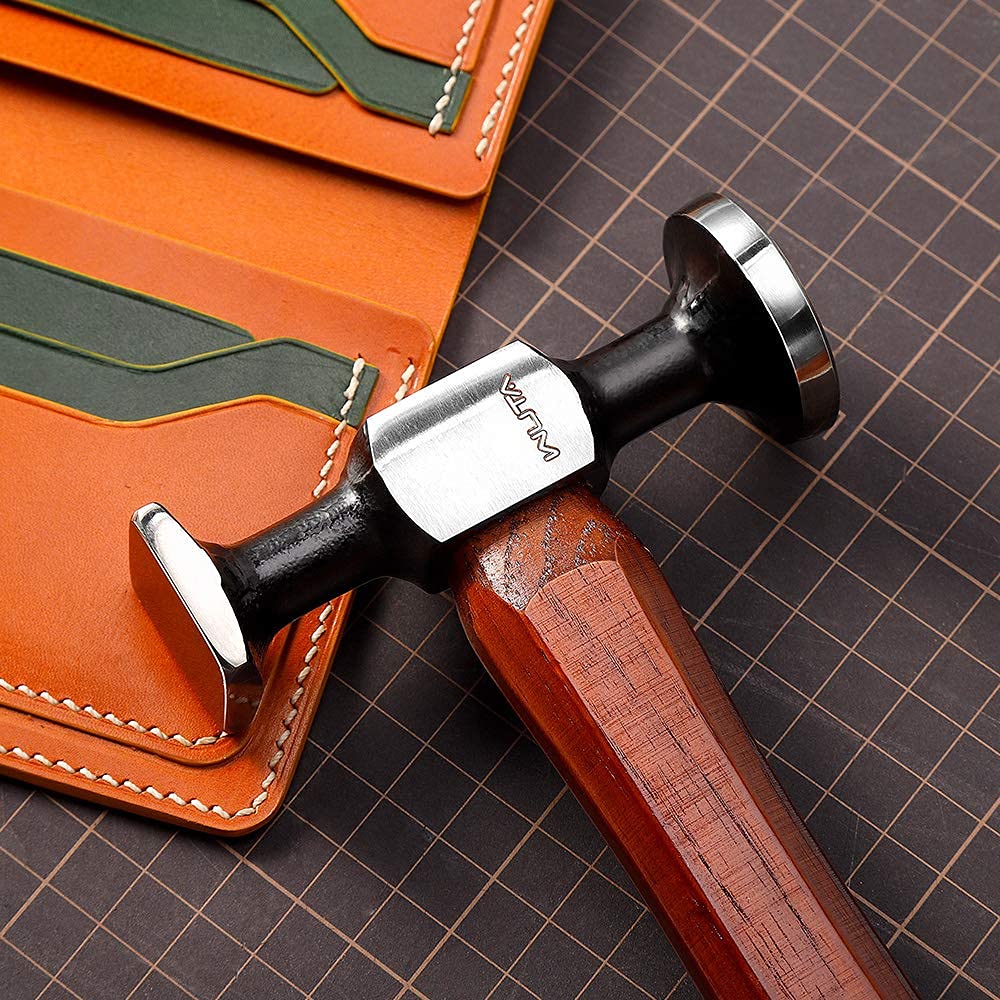 WUTA double-head cobbler's mallet designed for reliable leatherwork and crafts.