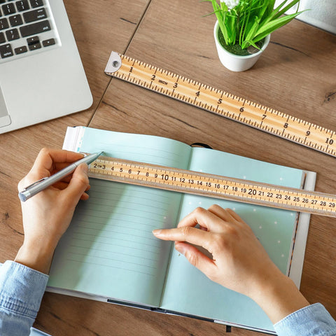 WUWEOT bulk yardsticks suitable for home, office, and DIY tasks