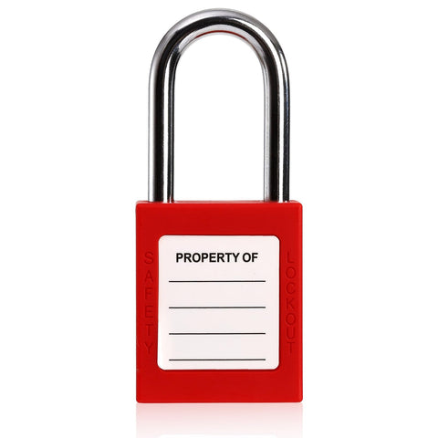 WUWEOT stainless steel shackle padlock ideal for heavy-use safety in industrial settings.