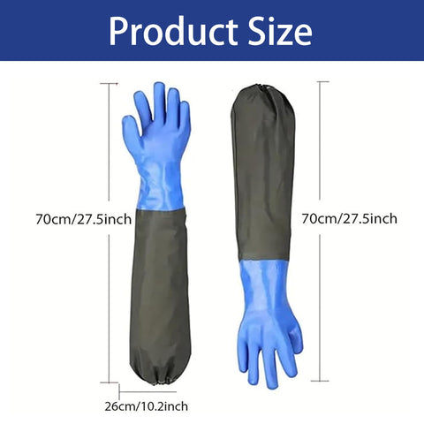 WUYANGXD elbow-length gloves provide extended wrist protection during chores