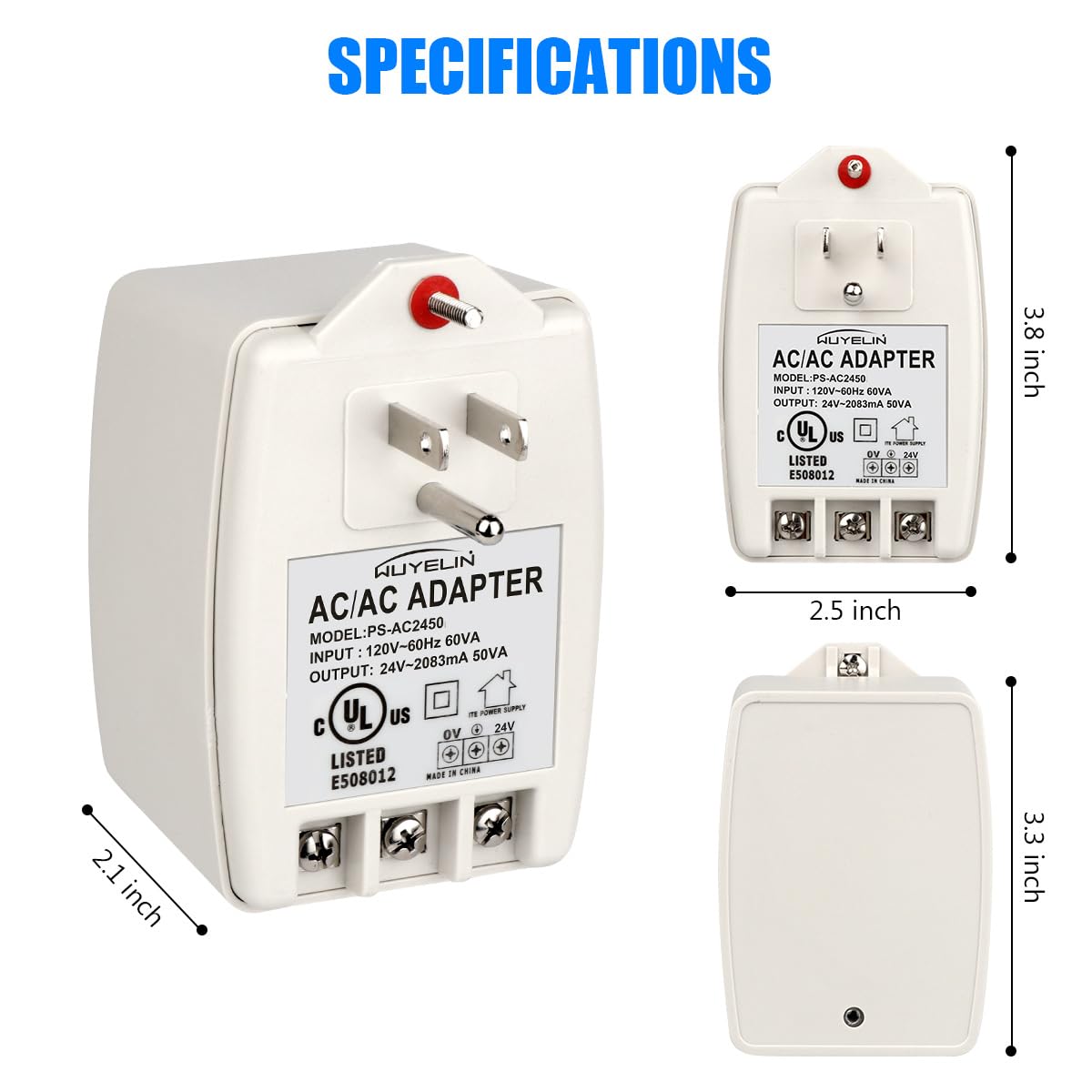 WUYELIN screw-terminal output simplifies wiring with adjustable cable length