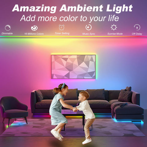 WUYXPG LED Strip Lights display light highlights shelves and displays