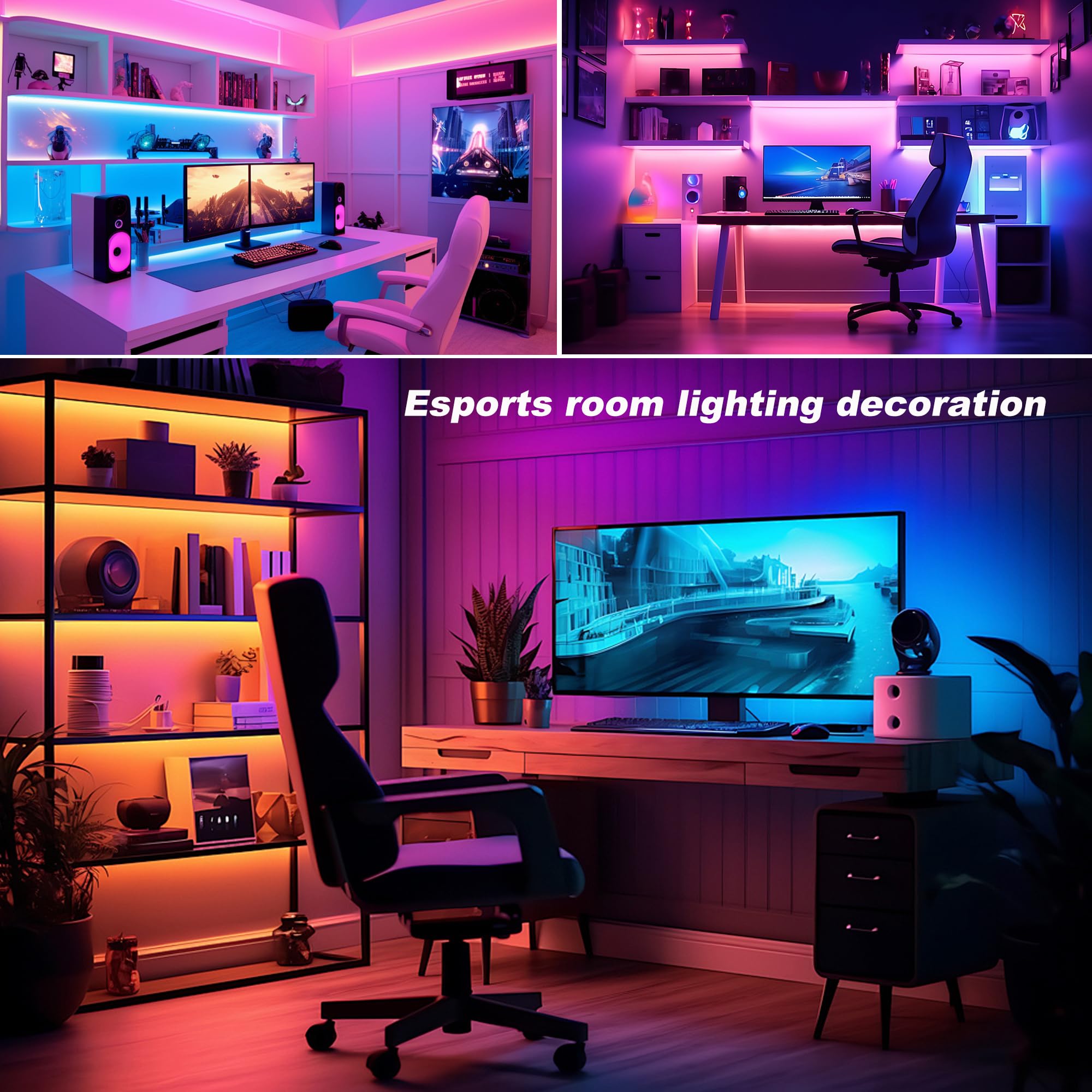 WUYXPG LED Strip Lights shelf illumination for accent lighting