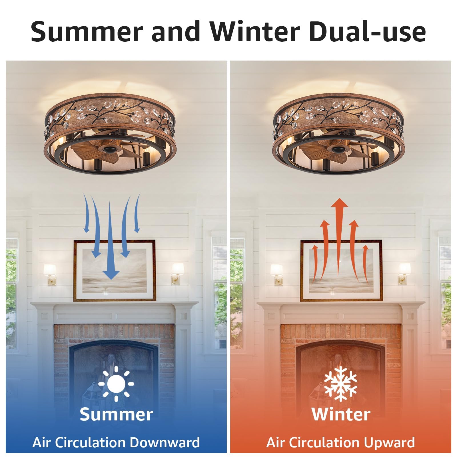 WWM farmhouse style fixture for small rooms and cozy spaces