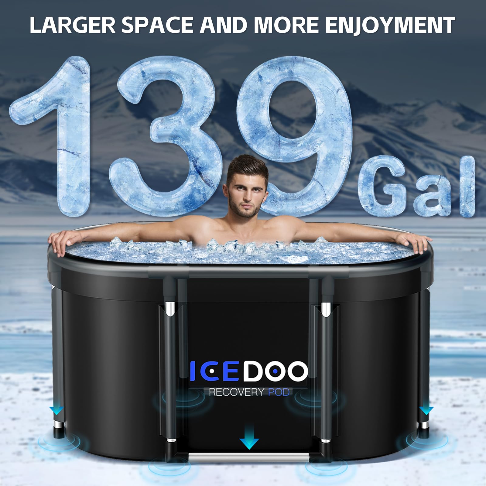 Wxtkkom ideal for athletic recovery and post-workout cooling sessions.