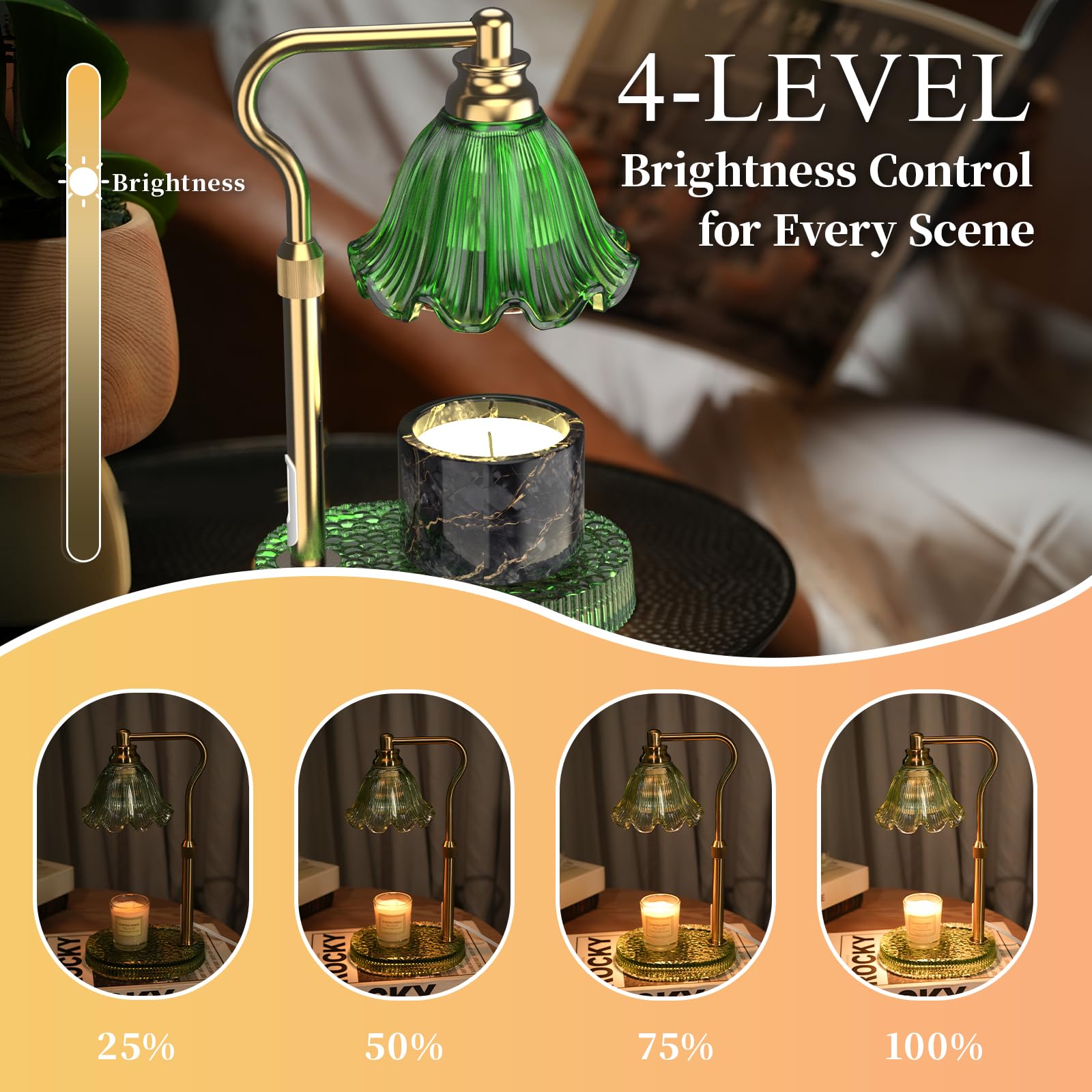 WYghyronic candle warmer lamp flameless technology provides safe fragrance without flame