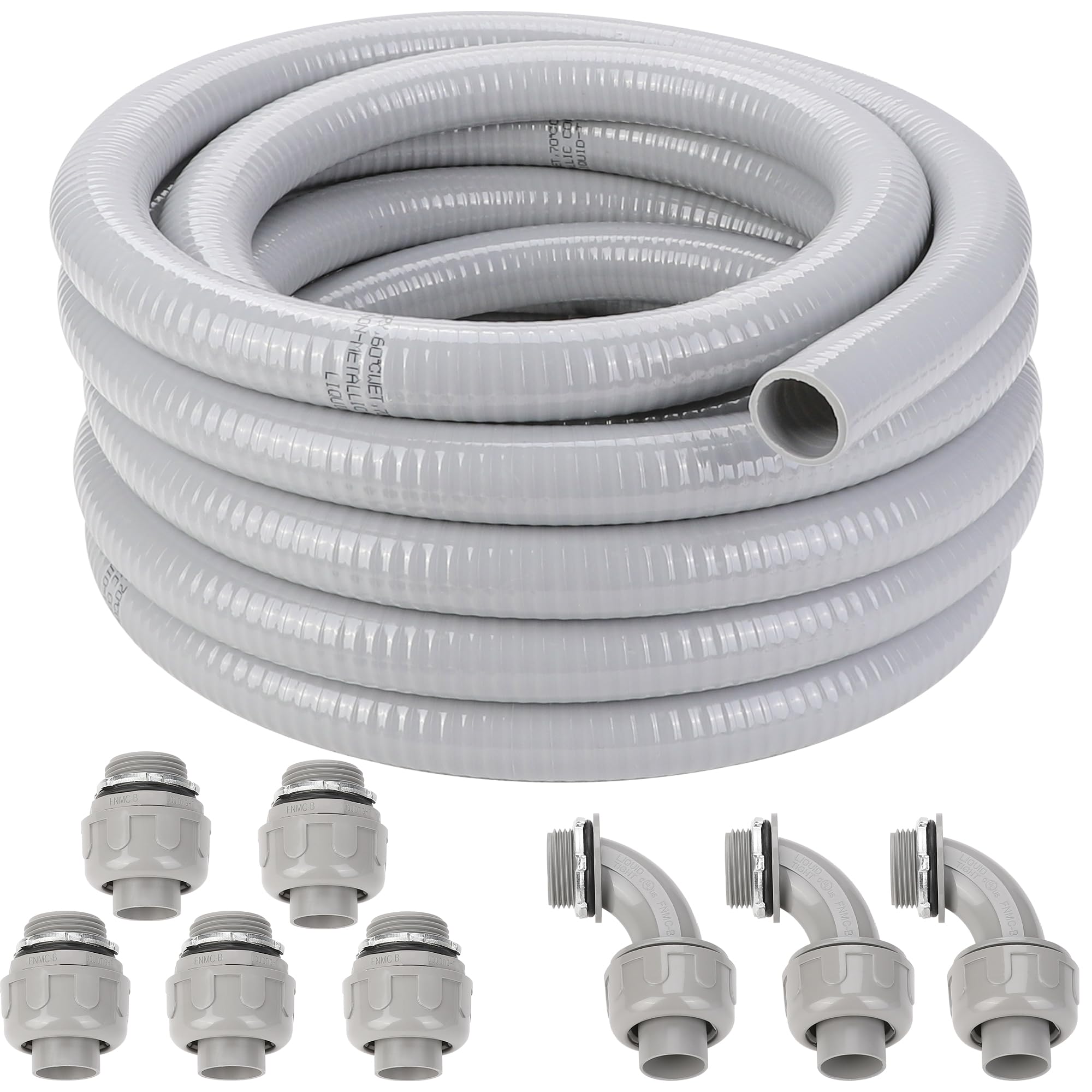 WYNNsky 1-inch flexible liquid-tight conduit ready for quick outdoor installations