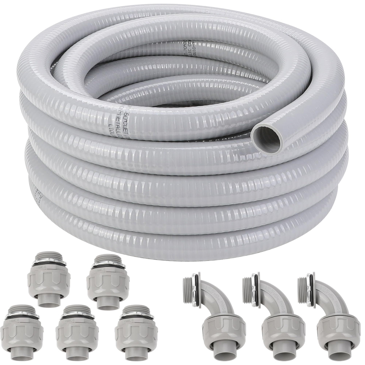 WYNNsky 1-inch flexible liquid-tight conduit ready for quick outdoor installations