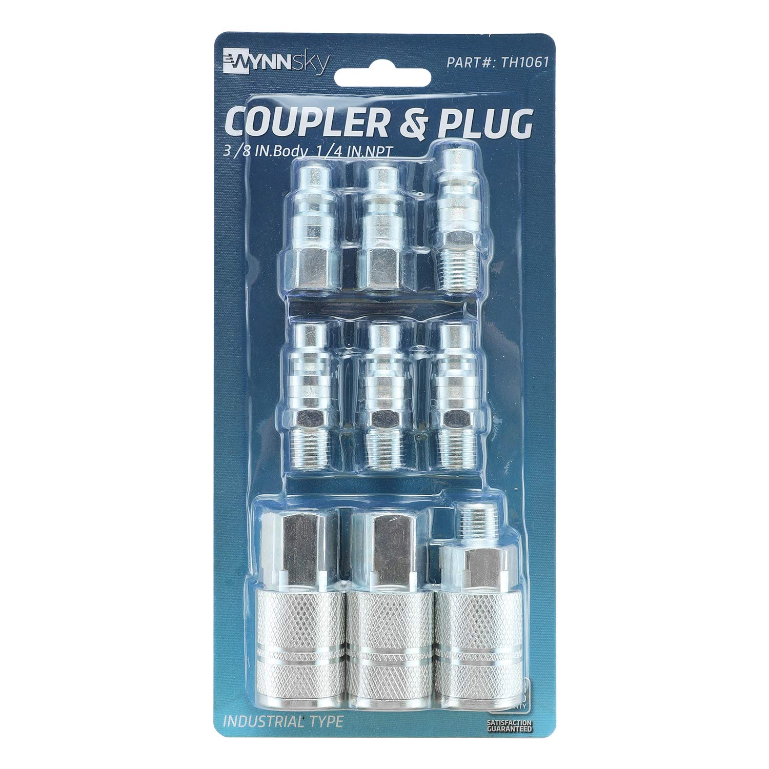 WYNNsky 9-piece air fittings kit organized for quick setup and reliable performance