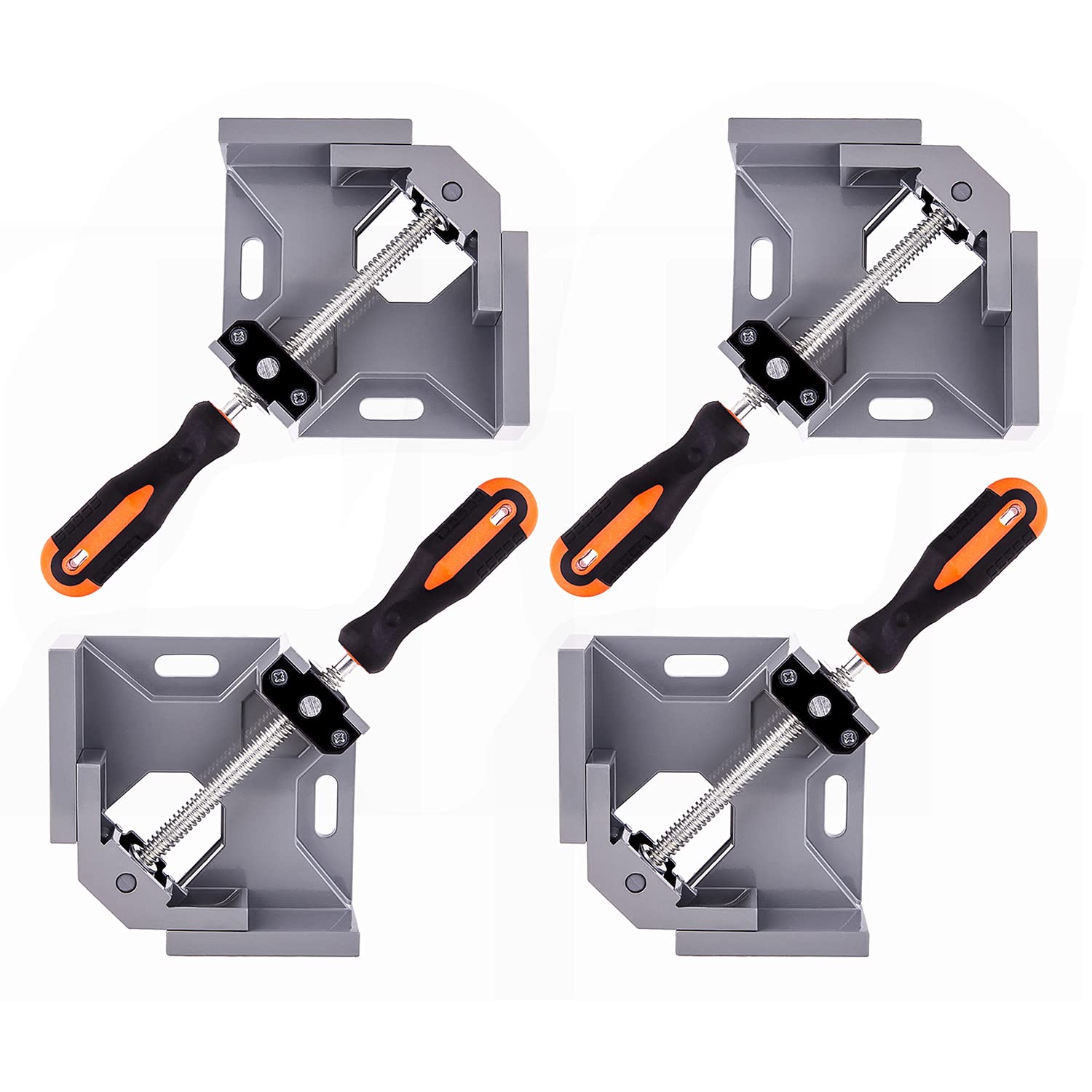 WYQYQ 4pcs corner clamps hold 90-degree joints for precise cabinet assembly.
