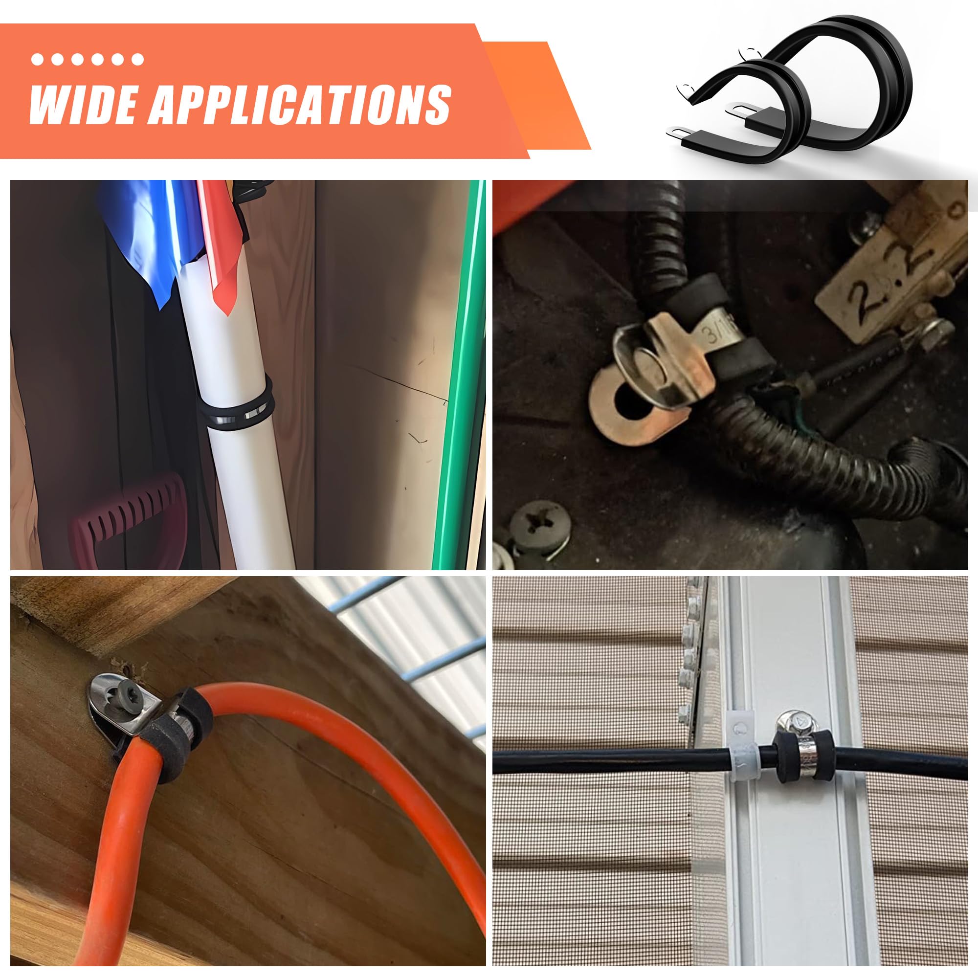 WYSIWYKA automotive wiring clamps for tidy cable routing