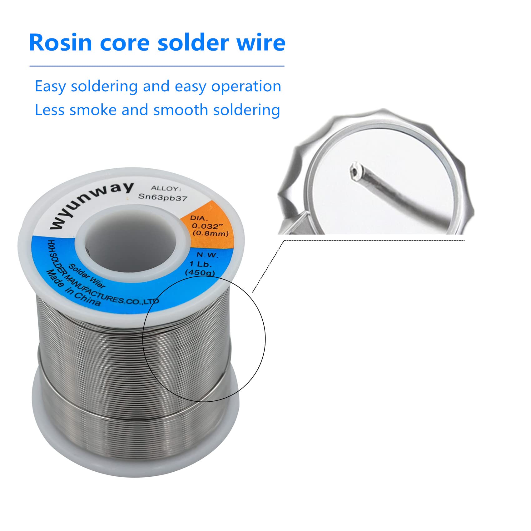Wyunway easy-flow image showing smooth melt and reliable joints.