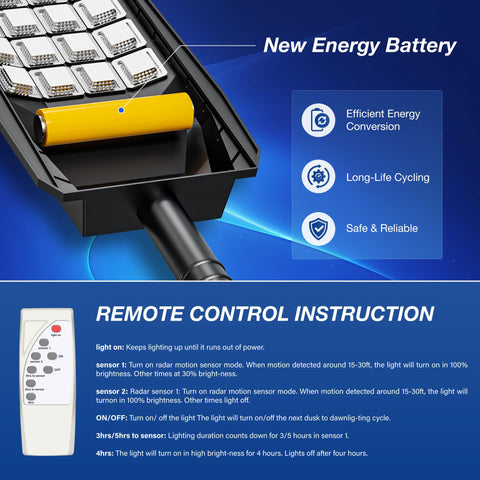 WYWNA 5000mAh battery powers extended outdoor use