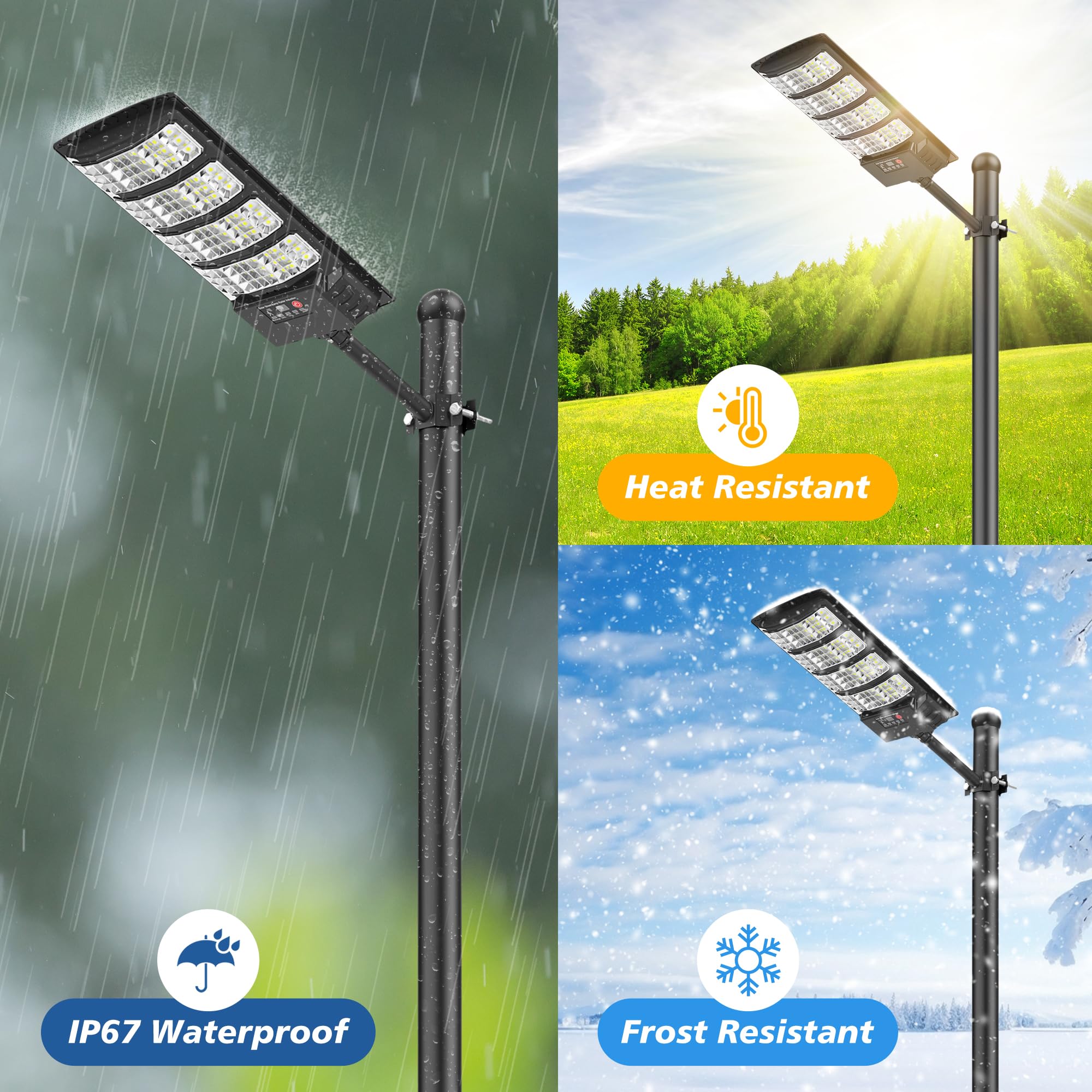 WYWNA Solar Lights two-pack kit for cost-effective outdoor lighting.
