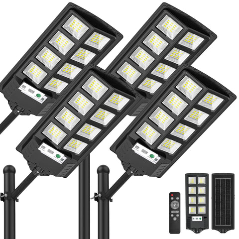 WYWNA solar lights outdoor 6000K provides bright wide-area illumination for pathways.
