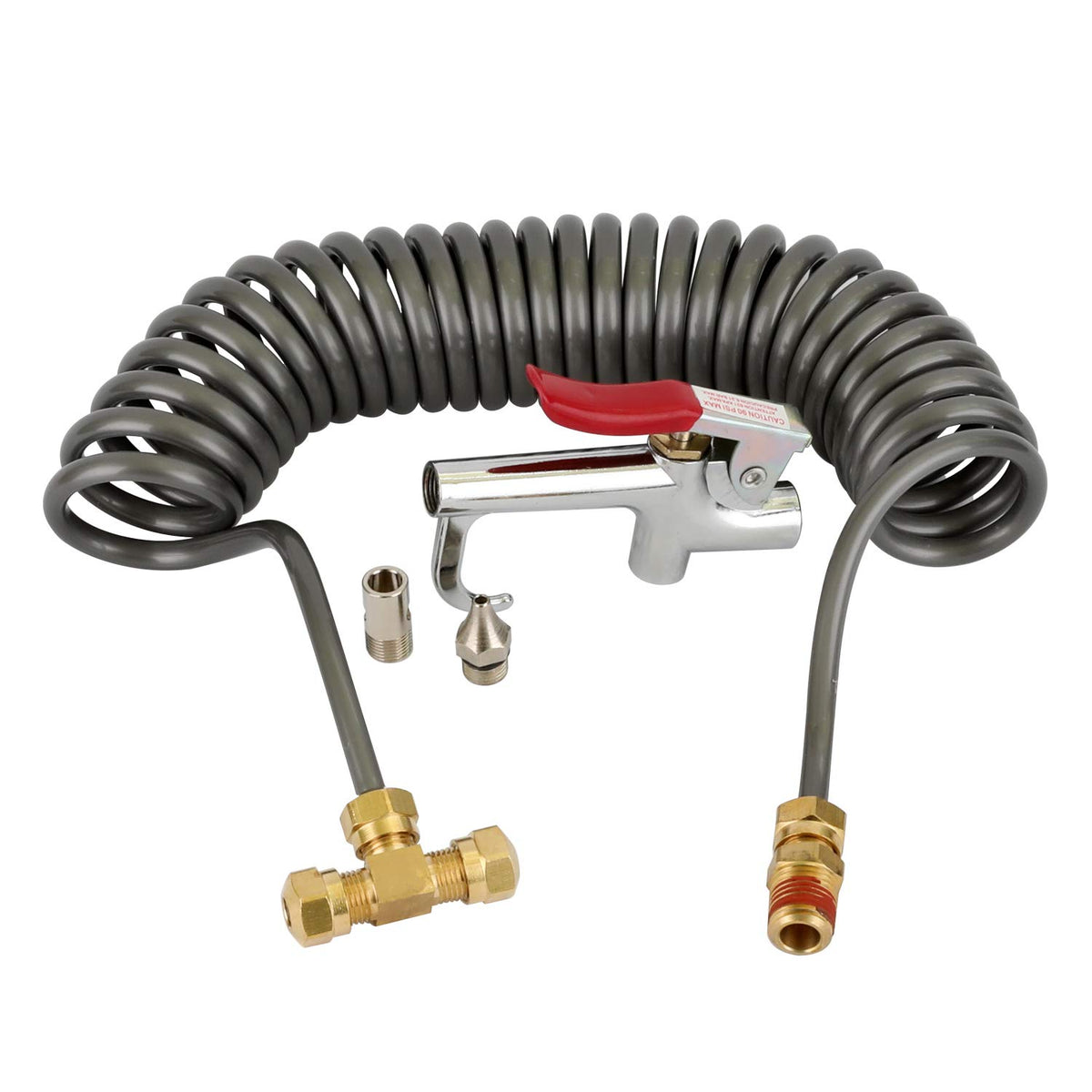Wyynnsky heavy-duty air seat blow gun kit for trucks and buses, ideal for fleet maintenance.