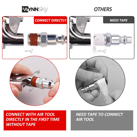 WYNNsky quick coupler assembly for fast tool changes
