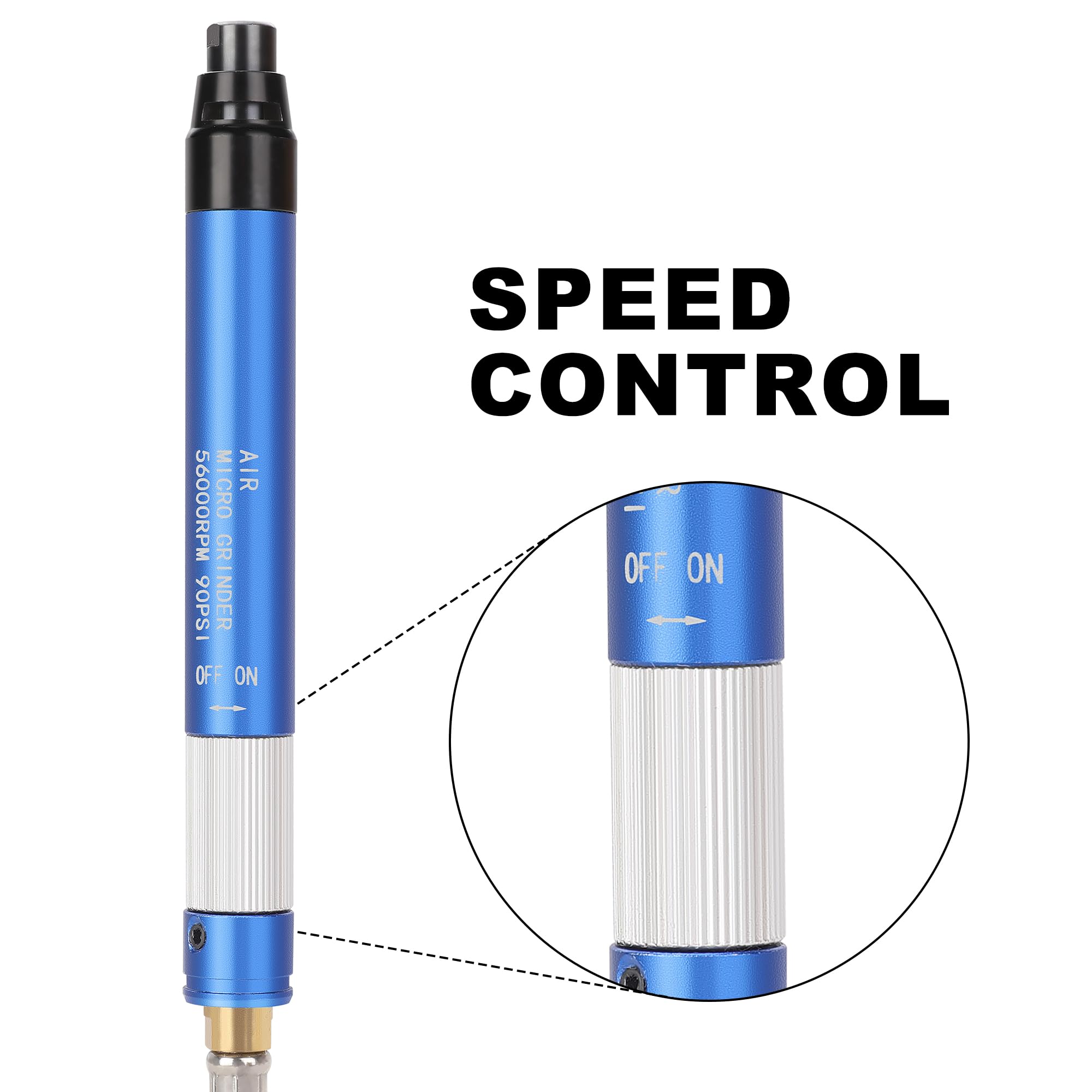 WYNNsky twist throttle enables easy speed control during polishing.