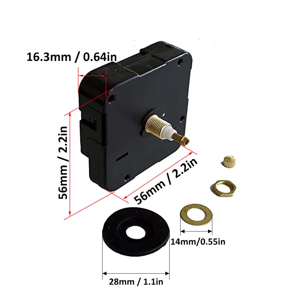 WYZBEN clock hands with protective film to protect surfaces before install