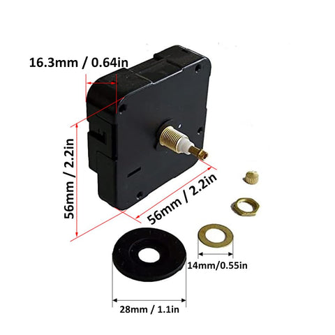 WYZBEN clock hands with protective film to protect surfaces before install