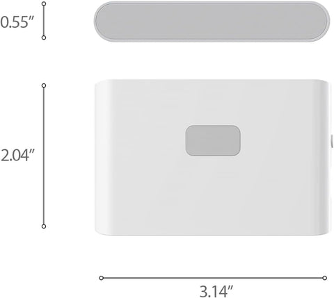 WYZE Back-lit illumination reduces direct glare for comfortable bedrooms.