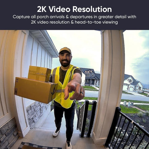 Wyze Doorbell Camera v2 2K video from head to toe