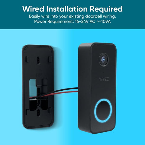 Wyze Doorbell Camera v2 voice deterrence prompts alert visitors during recording