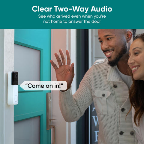 Wyze Doorbell Pro included chime with multiple tunes and adjustable volume.