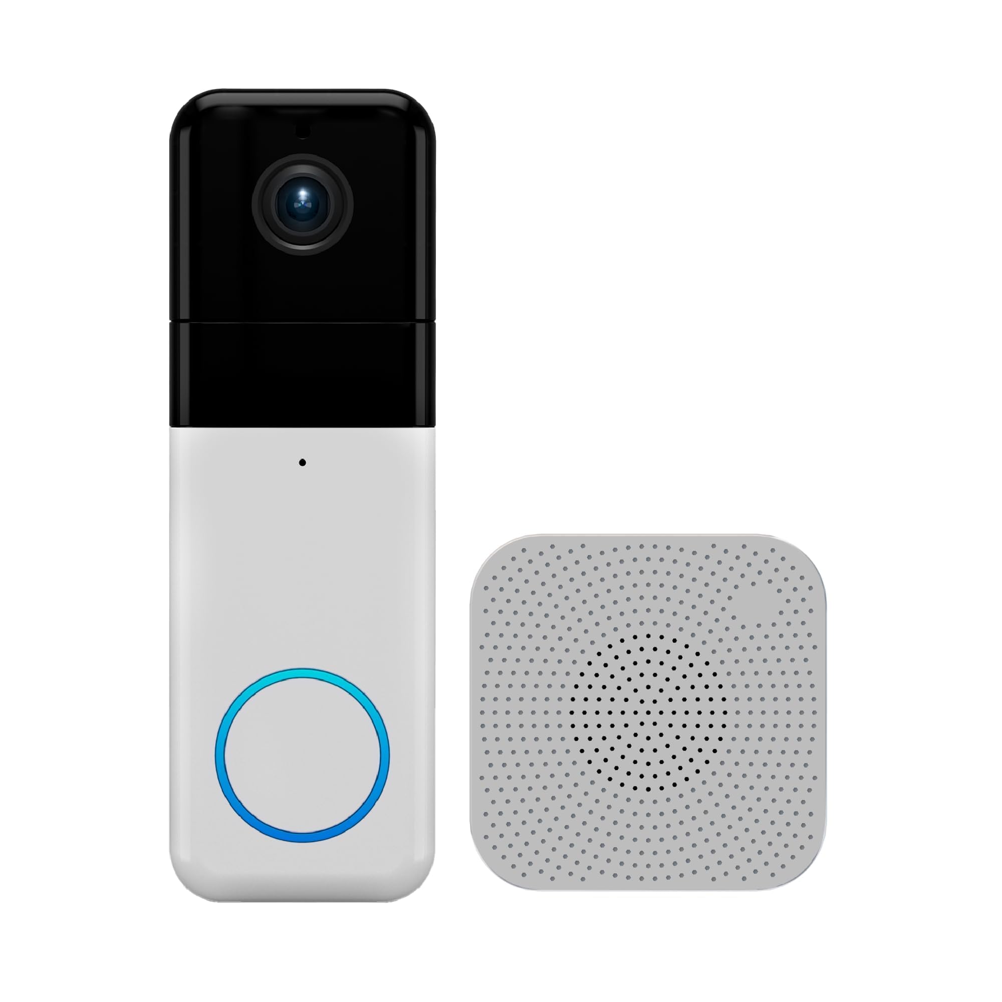 Wyze Doorbell Pro front view with wire-free setup and quick installation.