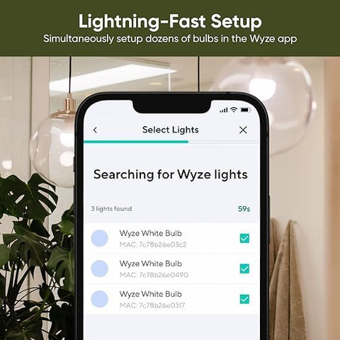 Wyze Lifestyle Bulb Color emits 1100 lumens for bright, lively spaces.